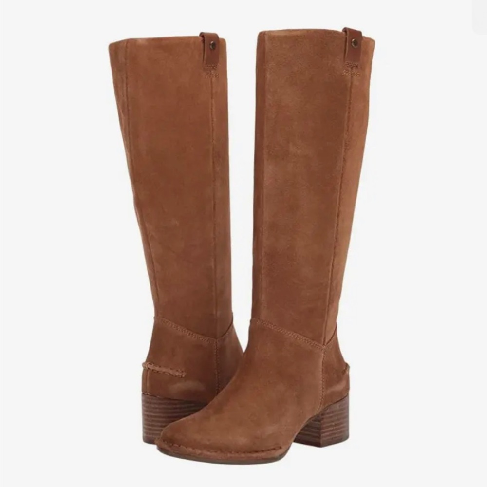 Ugg Arana Knee High Suede Chestnut Brown Boots